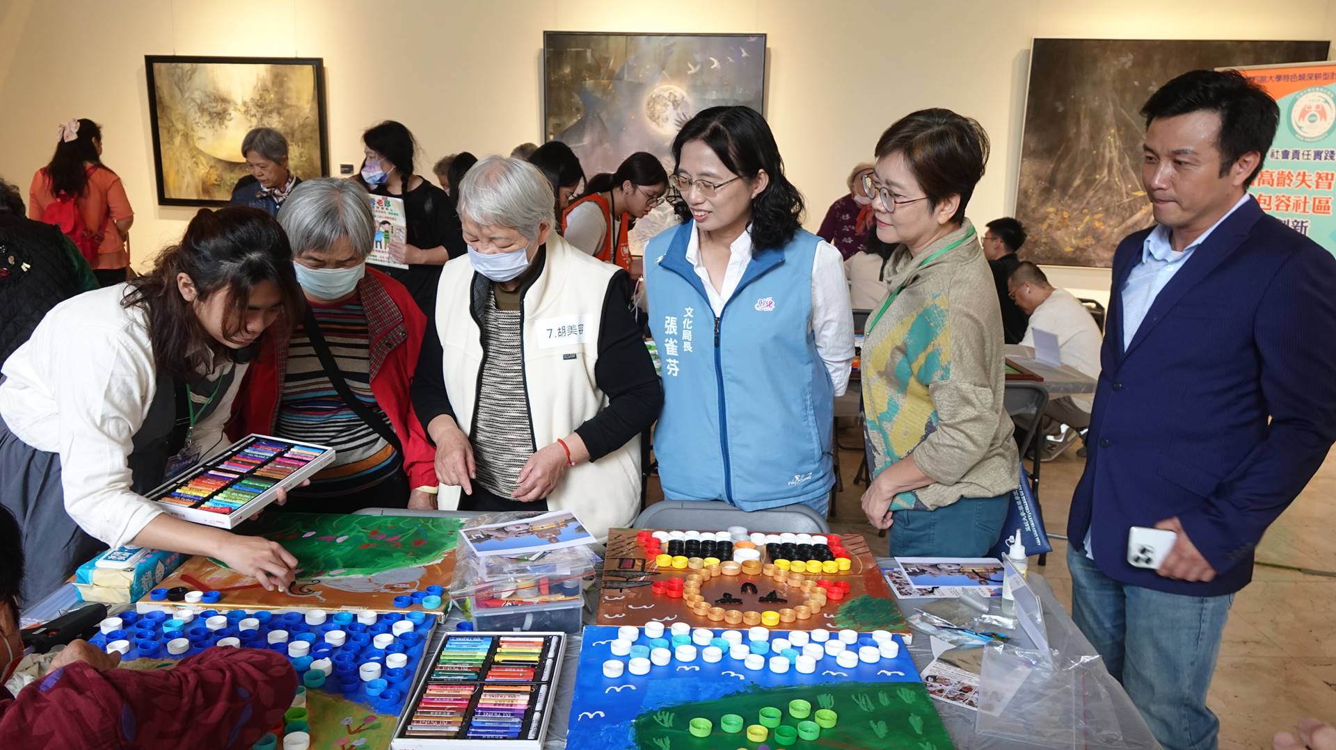 藝術處方箋 × 愛心共融日　長輩在彰化美術館畫出幸福人生1