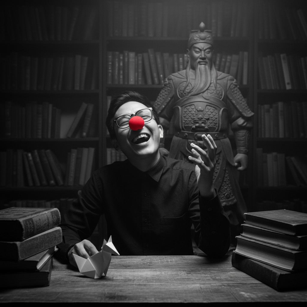 「我名我畫」競賽特優，蔡蒼羽同學作品「被命名的人」。