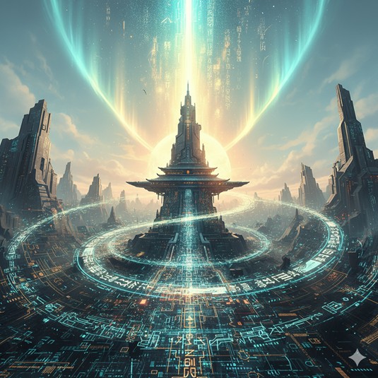 「我名我畫」競賽特優，謝東昇同學作品「曦光智昇」。